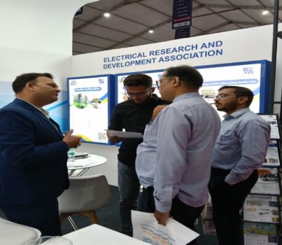 ERDA officials interacting with the stall visitors