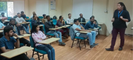 Participants engaged in the training session